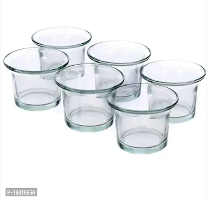 Pack Of 3 Glass Tealight Candle Holders-thumb0