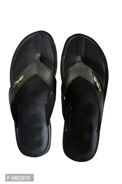 Trendy Synthetic Leather  Flip Flops for Men-thumb0