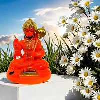 Stylewell Polyresin Sitting Bajrangbali Hanuman Blessing/ashirwad/reading Posture Car-thumb4