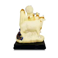 Stylewell Multicolor Bhakti God Radium Unbreakable (2132) Lord Cow Radha Krishna Idol Home and Office Decoration Showpiece-thumb3