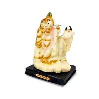 Stylewell Radium Statues Cow Radha Krishna/thakur Ji/govinda (Md:2036) Beautiful Idol Figurine Showpiece for Home Decoration, Gift Item  Car Dashboard-thumb4