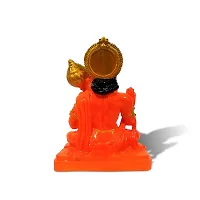 Stylewell Polyresin Sitting Bajrangbali Hanuman Blessing/ashirwad/reading Posture Car-thumb2