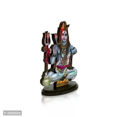 Stylewell Mdf Cutout Shiv/mahadev/bholebaba/mahakal 2d Wooden Sticker Statue God Stand-thumb5