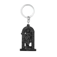 Stylewell Copper Metal Ram Lalla With Black Color Ram Lalla Keychain-thumb2