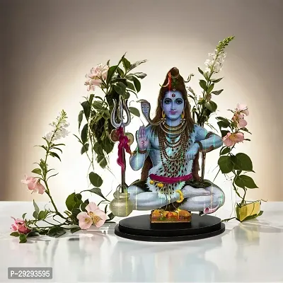 Stylewell Mdf Cutout Shiv/mahadev/bholebaba/mahakal 2d Wooden Sticker Statue God Stand-thumb4