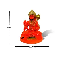 Stylewell Polyresin Sitting Bajrangbali Hanuman Blessing/ashirwad/reading Posture Car-thumb1