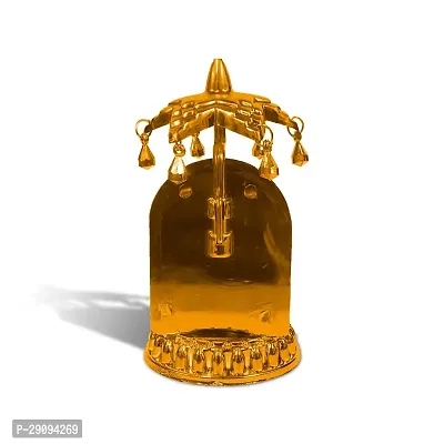 Stylewell Lord Khatu Shyam Baba/barbarik with Charan Paduka and Umbrella Chhatra God Idol-thumb4