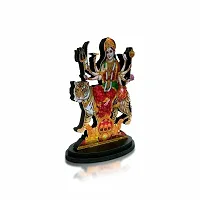 Stylewell Mdf Cutout Durga Shakti/shera Wali Mata 2d Wooden Sticker Statue God Stand-thumb4