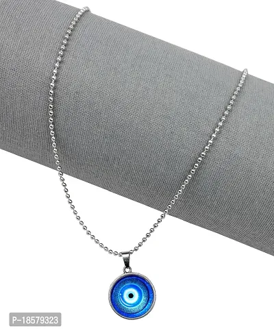 Buy Vientiq Elegant Silver-Plated Blue Crystal Water-Drop Pendant Necklace  for Women/Girls at Amazon.in