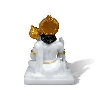 Stylewell Polyresin Sitting Bajrangbali Hanuman Blessing/ashirwad/reading Posture Car-thumb2