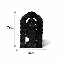 Stylewell Black Ram Lalla Idol Ayodhya Plastic Murti Statue God Stand Car Dashboard/divine Gifts-thumb2