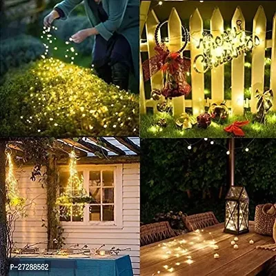 Stylewell 20 Led Wine Bottle Cork Copper 3.05 Mtr Wire String, 2m Battery Operated Lights for Wine Bottle Glass Jar Painted Transparent Container Cafe(Yellow Color,Pack Of 2)-thumb4