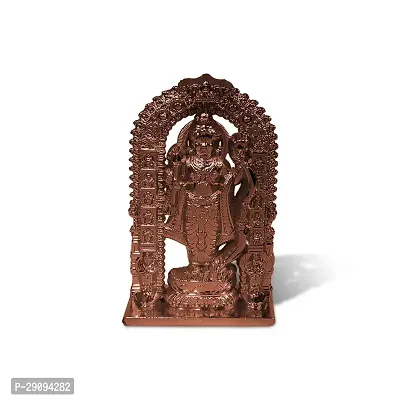 Stylewell Copper Ram Lalla Idol Ayodhya Plastic Murti Statue God Stand Car Dashboard/divine Gifts-thumb0