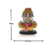 Stylewell Mdf Cutout Sitting Punchmukhi Hanuman/bajrang Bali Wooden Sticker Statue Car-thumb2