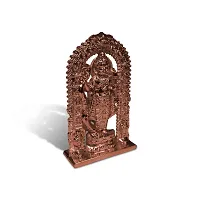 Stylewell Copper Ram Lalla Idol Ayodhya Plastic Murti Statue God Stand Car Dashboard/divine Gifts-thumb1