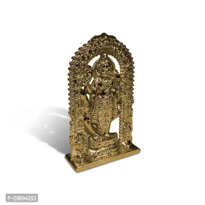 Stylewell Metalic Green Ram Lalla Idol Ayodhya Plastic Murti Statue God Stand Car Dashboard/divine Gifts-thumb2