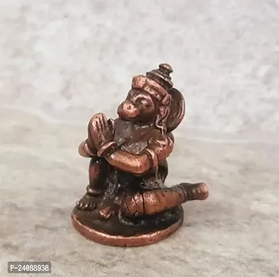 New ,0.7 Inches, Handmade God Hanuman , 18 Grams , Patina Antique Finish , Pack Of 1 Piece-thumb0