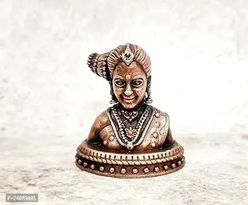 New ,.1 7 Inches, Handmade Gowri Idol 97 Gram , Patina Antique Finish , Pack Of 1 Piece
