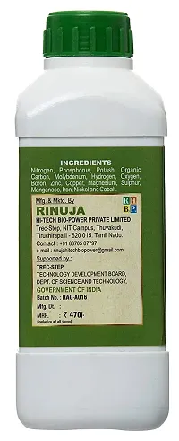 Rinuja Growth Plus Organic bio Fertilizer For All Crops ( 500 ml) Perfect to Use On Indoor/Outdoor Plants-thumb2