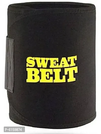 Belly Fat Burner Yoga Wrap Tummy Trimmer Waist Slimmer Abs Trainerndash;Workout - Adjustable Sweat Belt (42 Inches)