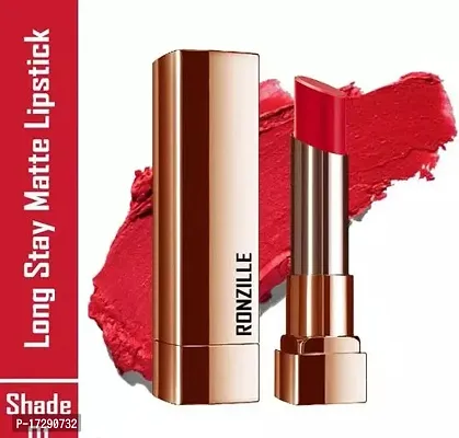 Ronzille Long Stay Creamy Matte Lipstick With Intense Colour Shade-01-thumb0