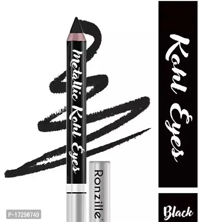 Ronzille Metallic Kohl Eye Eyeliner/ Kajal Eye- Shadow Pencil Black 2.5 G