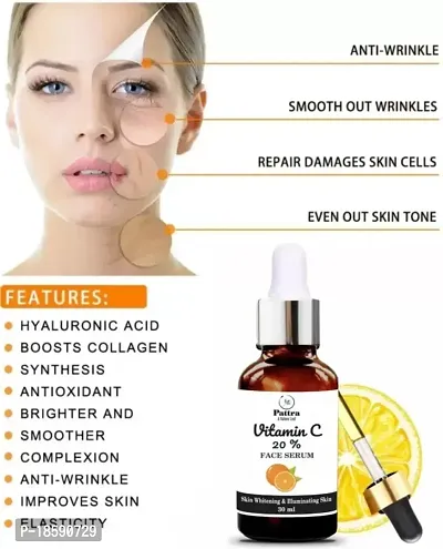 Pattra 20% Vitamin C Face Serum For Brightening , Illumination,Anti Againg,Dark Spot (60 Ml)-thumb2