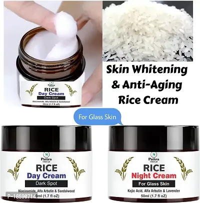 Pattra Rice Cream Day And Night For Dark Spots And Glass Skin 50Ml+ (50 Ml)