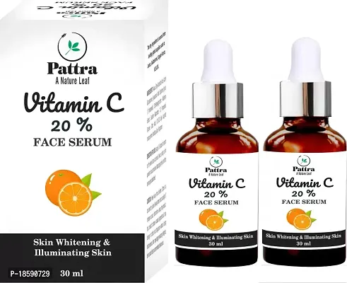 Pattra 20% Vitamin C Face Serum For Brightening , Illumination,Anti Againg,Dark Spot (60 Ml)