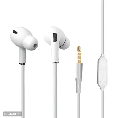 Wired in Ear Earphones with mic, Powerful bass and Clear Sound-thumb0