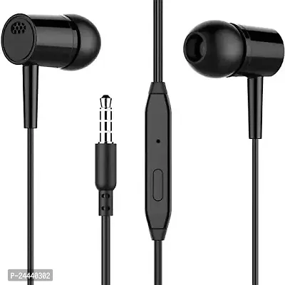 Wired in Ear Earphones with mic, Powerful bass and Clear Sound-thumb0