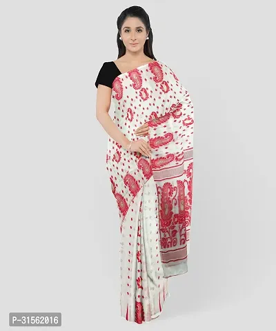 Stylish Art Silk Printed Saree with Blouse Piece-thumb0