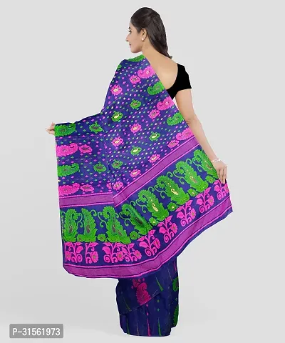 Stylish Art Silk Printed Saree with Blouse Piece-thumb4