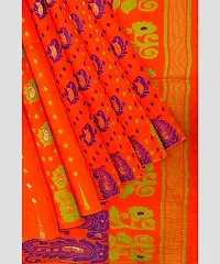 Beautiful Cotton Silk Saree with Blouse Piece for Women-thumb4