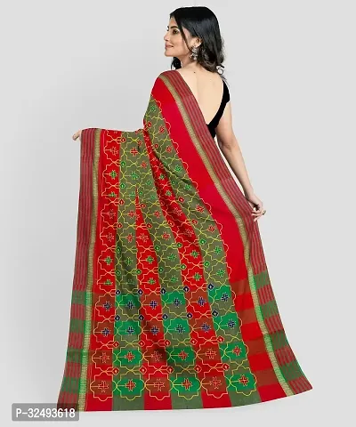 Beautiful Cotton Silk Saree without Blouse Piece for Women-thumb4