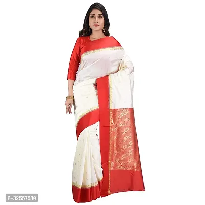 Stylish Printed Saree without Blouse Piece-thumb0