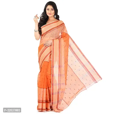 Classic fulia cotton tant saree without Blouse piece-thumb0