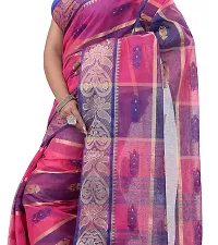 Classic fulia cotton tant saree without Blouse piece-thumb3