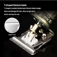 Trimmer Men Professional Cordless Buddha Style Hair Clipper Electric USB Rechargeable T-Blade Beard-thumb1