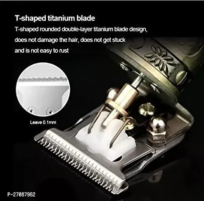 Trimmer Men Professional Cordless Buddha Style Hair Clipper Electric USB Rechargeable T-Blade Beard-thumb2
