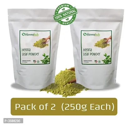 Natural Henna Leaves Powder/Mehnadi 250gm (Pack Of 2)-thumb0