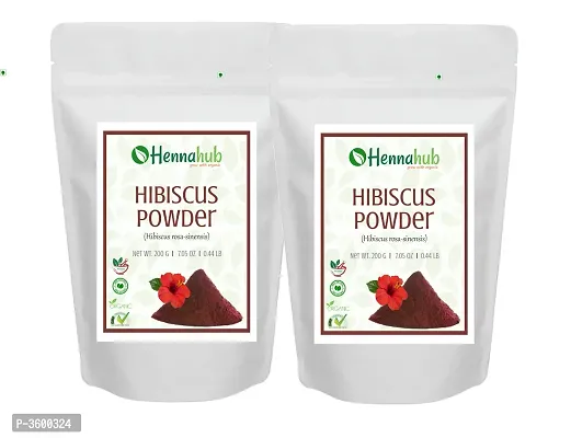 Hibiscus Powder For Hair  Face Care (Pack Of 2 Each 200gm)