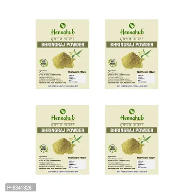 Hennahub Bhringaraj Hair Care Powder,100% Natural, Promotes Hair Growthnbsp;400gm