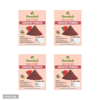 Hennahub Pure and Natural Hibiscus Powder for Skin and Hair 400gm-thumb0