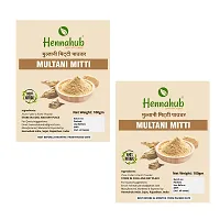 Hennahub Pure Pure Natural  Organic Multani Mitti Powder For Skin  Hair Care 200Gm-thumb1