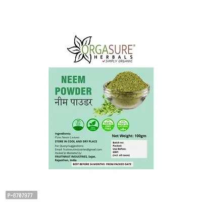 Orgasure  Pure Natural Neem Powder 100Gm