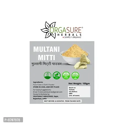 Orgasure  Pure Natural Multani Mitti Powder 100Gm