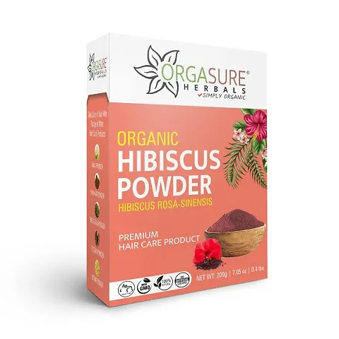 ORGASURE Hibiscus Powder for Hair and Face care