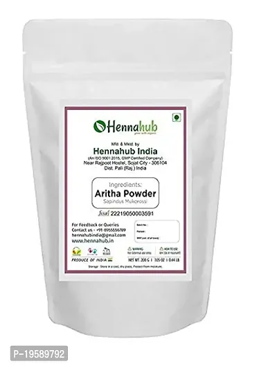 HENNAHUB Natural Aritha  Shikakai Powder for Hair, Natural Organic Herbs, Silky, Hair Strengthening, Shine, Conditioning, Pack of 2 each 200gm-thumb2