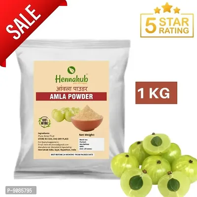 Natural 1 Kg Amla powder for Hair Growth and care (indian goosberry)-thumb0